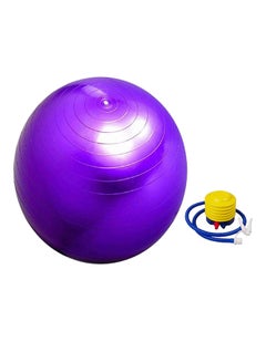 Generic Yoga Fitness Exercise Ball With Air Pump 65cm 65cm  - Image 1