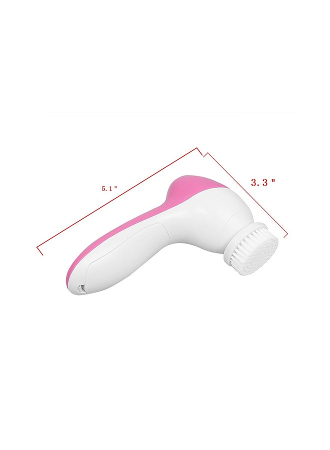 5-In-1  Facial Cleansing Devices White/Pink 15cm - Image 2