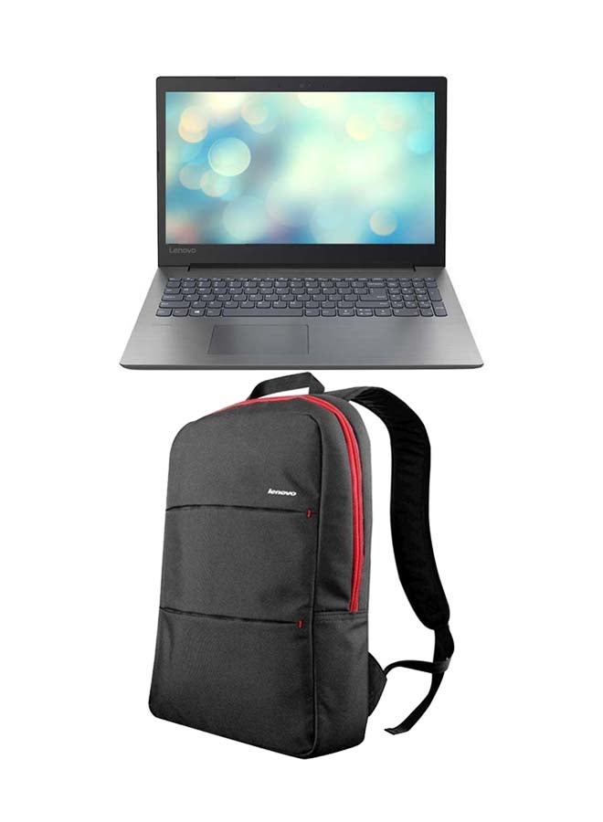 Lenovo IdeaPad 330 15IGM/BPB Laptop With 15.6 Inch Display, Celeron 3867U Processor/4GB RAM/1TB HDD/Intel UHD Graphics 610 And Backpack Grey  - Image 1