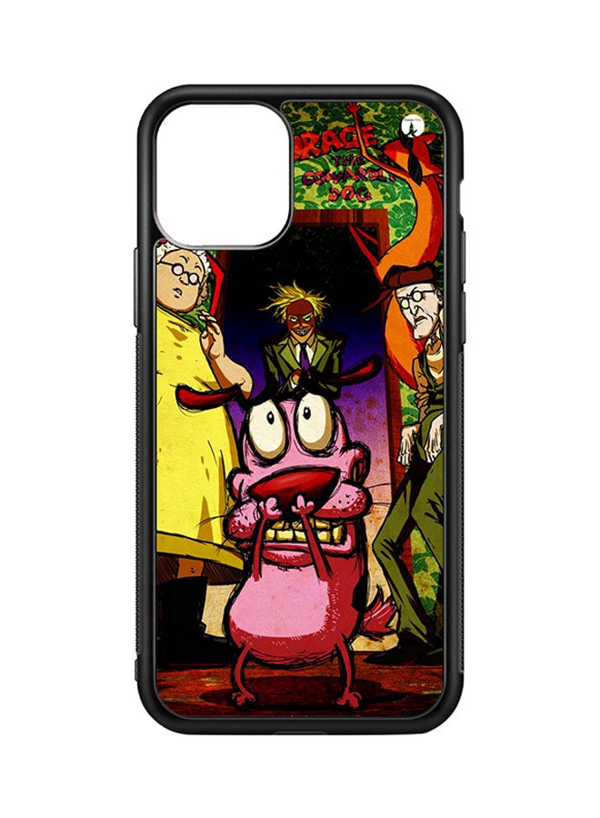 BP Protective Case Cover For Apple iPhone 11 Courage The Cowardly Dog (Black Bumper)