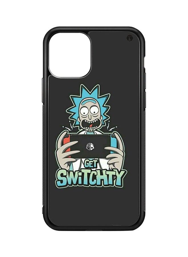 BP Protective Case Cover For Apple iPhone 11 Rick And Morty (Black Bumper)