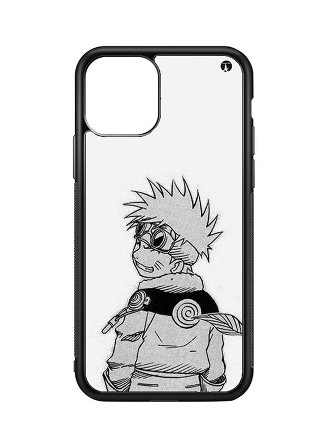 غطاء حماية واق لهاتف أبل آيفون 11 أسود/ رمادي