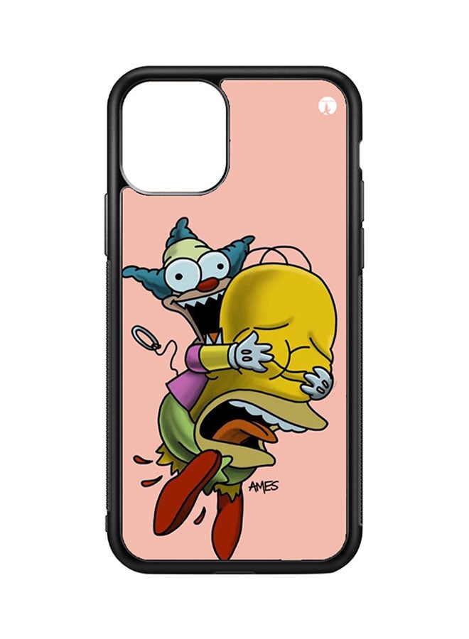غطاء حماية واقي لهاتف أبل آيفون 11 برو نمط مسلسل الرسوم المتحركة "The Simpsons"