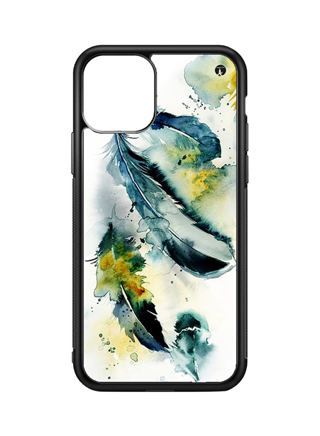 BP Protective Case Cover For Apple iPhone 11 Water Color Art (Black Bumper)