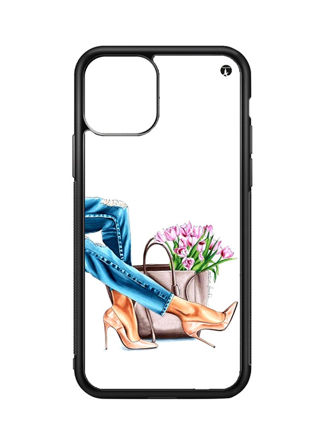 BP Protective Case Cover For Apple iPhone 11 A Woman (Black Bumper)