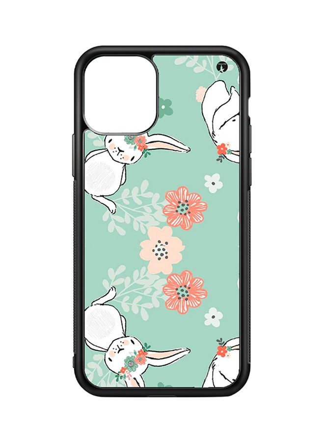 BP Protective Case Cover For Apple iPhone 11 Rabbits (Black Bumper)