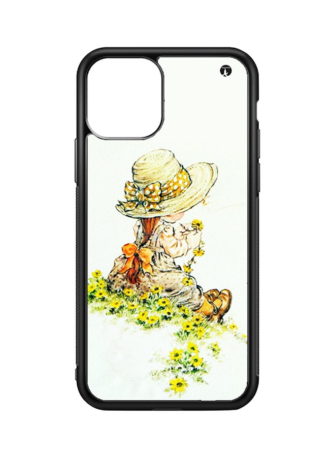 BP Protective Case Cover For Apple iPhone 11 Vintage Art (Black Bumper)