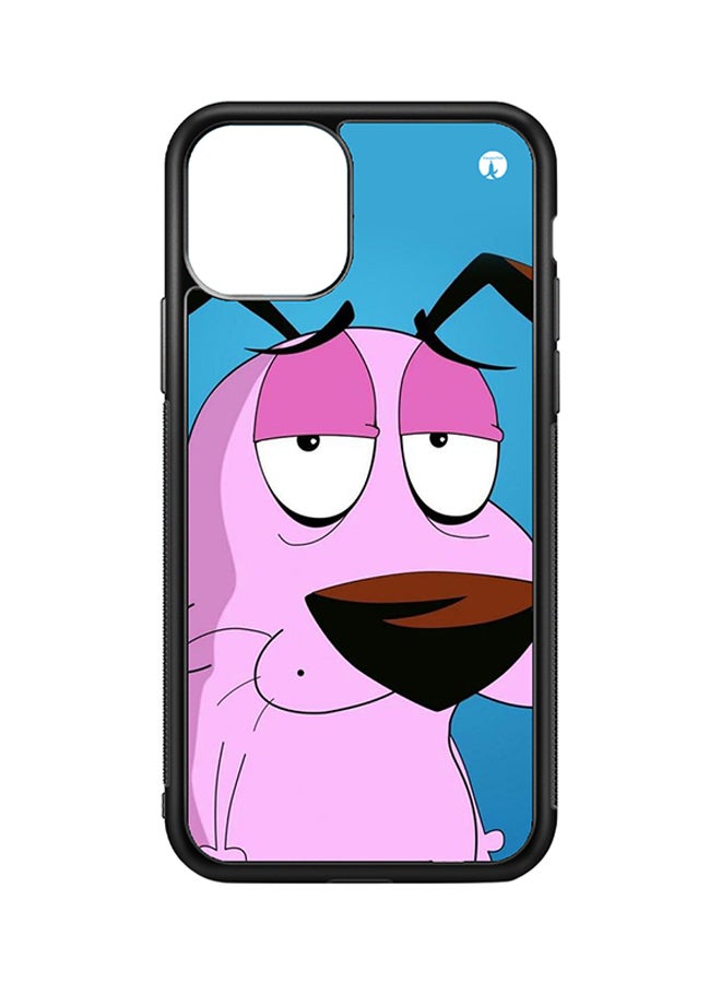 BP Protective Case Cover For Apple iPhone 11 Courage The Cowardly Dog (Black Bumper)