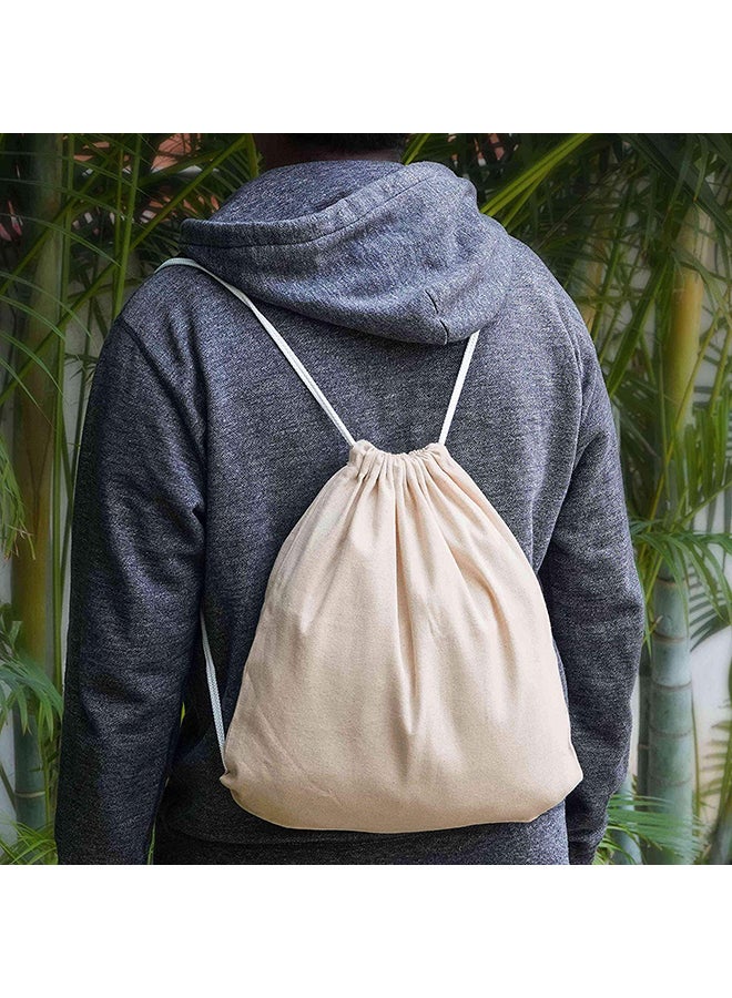 Generic Lightweight Gymsacks Natural  - Image 3