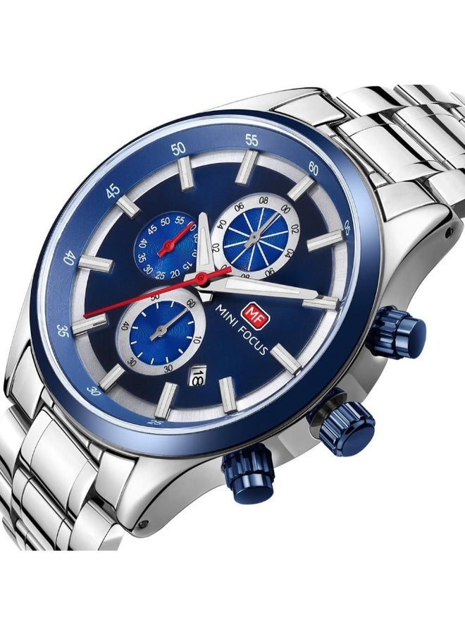 MINI FOCUS - men Casual Analog Wrist Watch With Date Display MF0081G.03 - Image 1