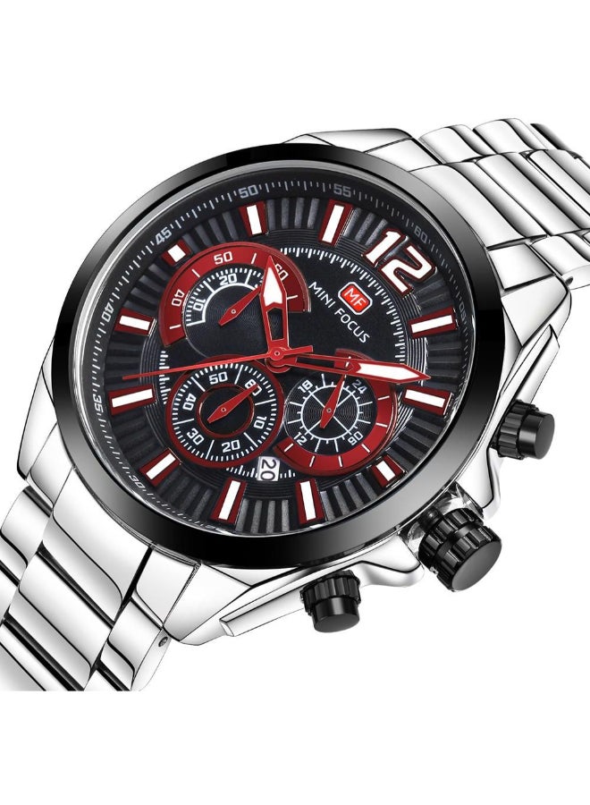 MINI FOCUS men Casual Analog Wrist Watch With Date Display MF0104G.01 - Image 2