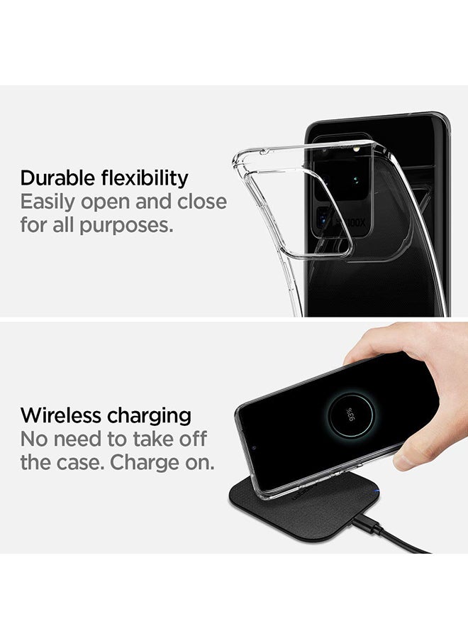 Spigen Liquid Crystal for Samsung Galaxy S20 Ultra Case Cover Crystal Clear - Image 3
