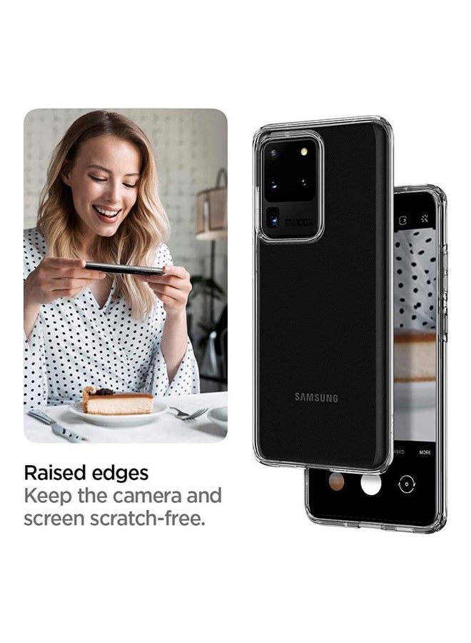 Spigen Liquid Crystal for Samsung Galaxy S20 Ultra Case Cover Crystal Clear - Image 5