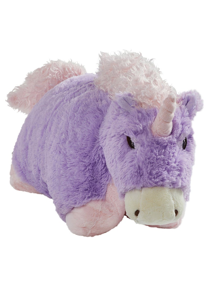 Pillow Pets Magical Unicorn Shaped Stuffed Plush Pillow 18inch - Image 1