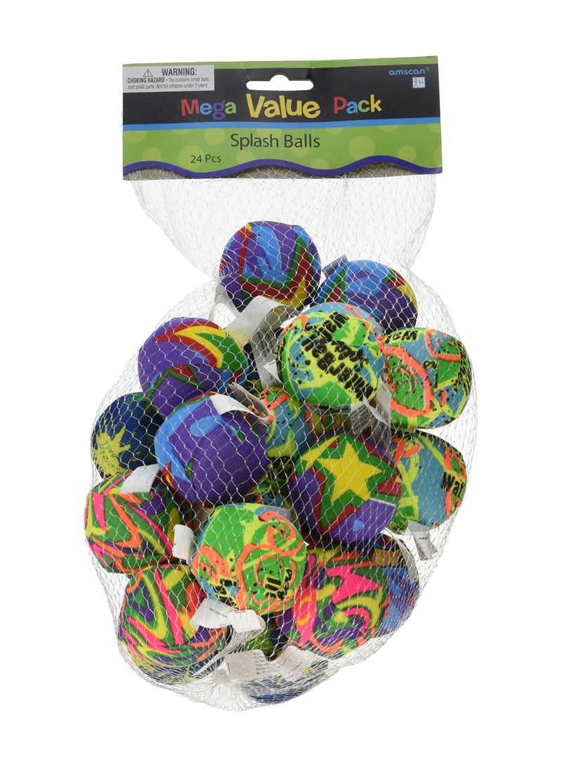 Amscan 24-Piece Splash Ball Set - Image 2
