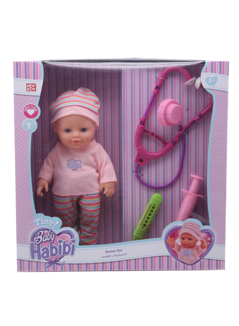 Baby Habibi Baby Doll And Doctor Set - Image 1
