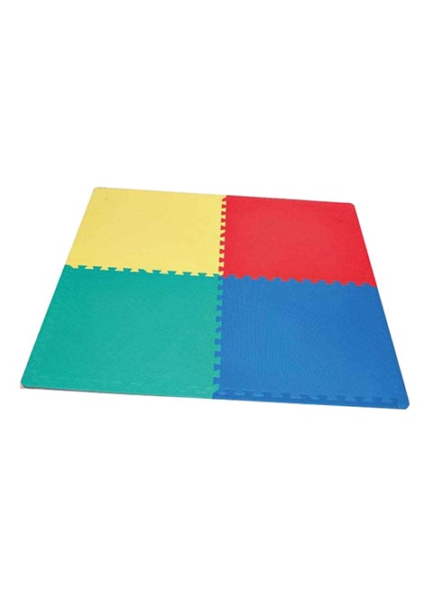 4-Piece Protective Floor Rubber Mat Set