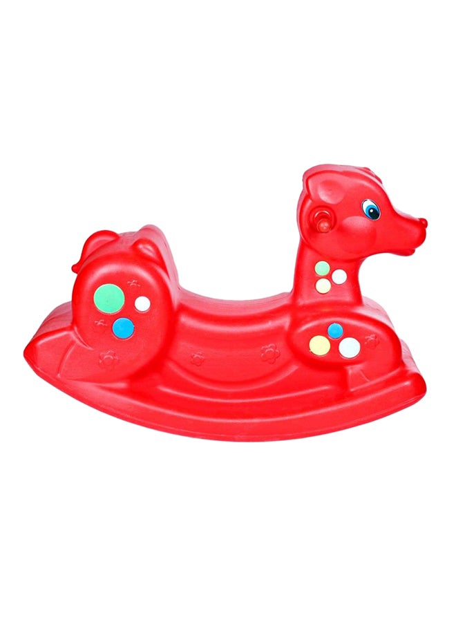 RBWTOY Kid Riding Horse Deer Shape Colorful Plastic Cartoon Rid On Toys 71x48x30cm  - Image 2
