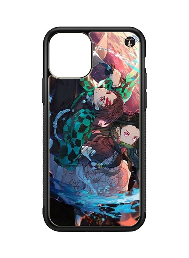 BP Protective Case Cover For Apple iPhone 11 The Anime Demon Slayer (Black Bumper)