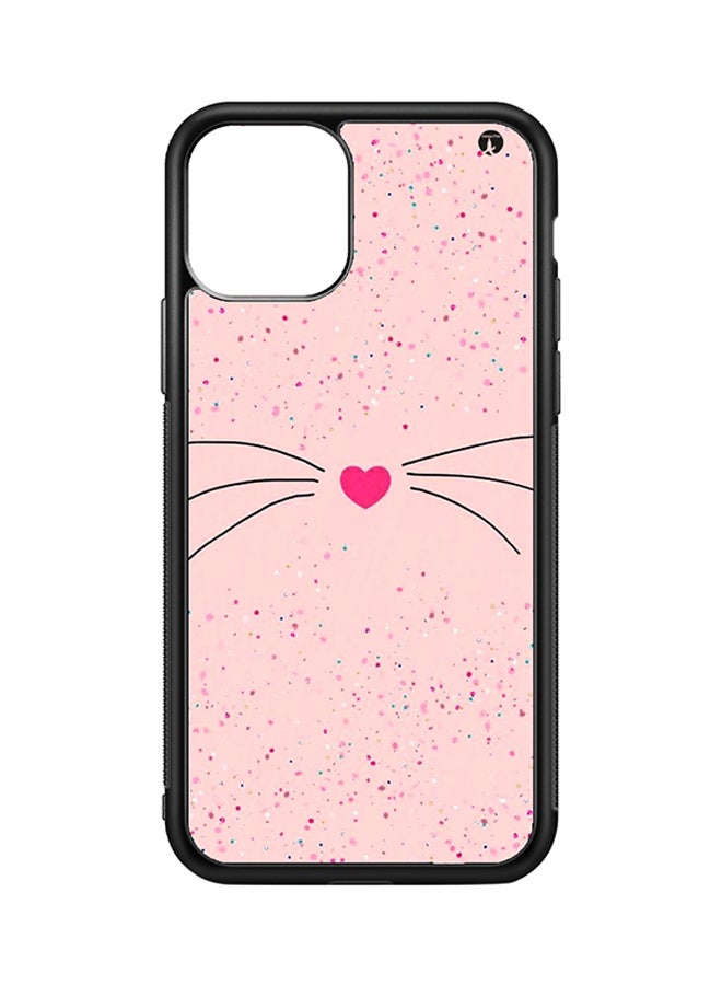 بي بي غطاء حماية واق لهاتف أبل آيفون 11 وردي/أسود