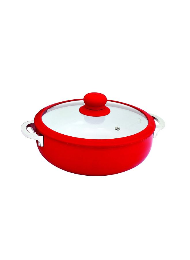 Imusa 4-Piece Non-Stick Caldero Set Red 12.2x12.2x7.3inch  - Image 2