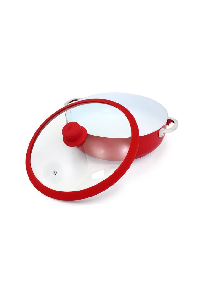 Imusa 4-Piece Non-Stick Caldero Set Red 12.2x12.2x7.3inch  - Image 3