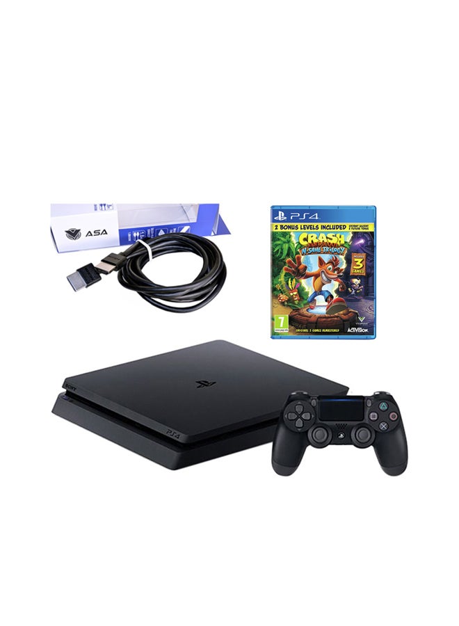 Sony PlayStation 4 Slim New 1Tb And Hdmi Cable And Crash Bandicoot : N Sane Trilogy - PlayStation 4 - Image 1