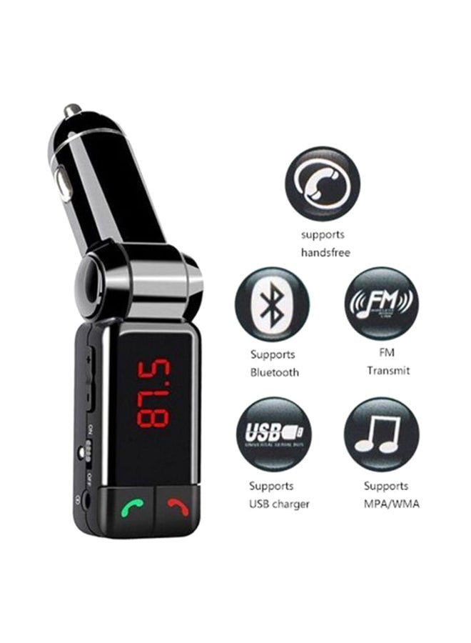 مشغل MP3 يناسب جميع الأجهزة يعمل بالبلوتوث مزود بقناة FM 2724447026802 أسود - Image 3