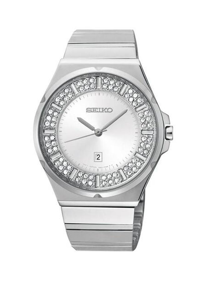 Seiko - women Stainless Steel Analog Wrist Watch - Silver - SXDF71P1 - Image 1