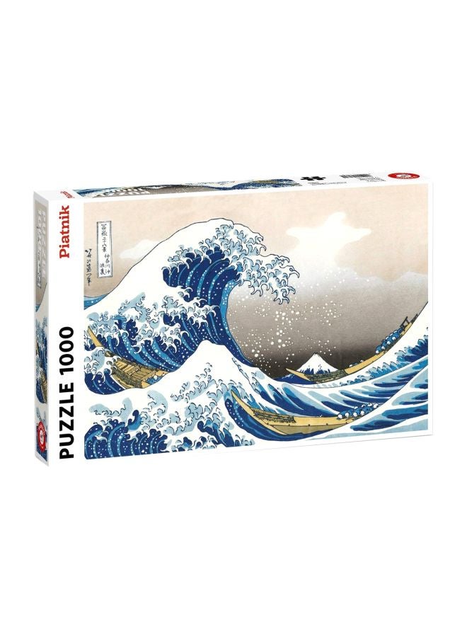 بياتنيك أحجية تركيب الصور بتصميم موجة هوكوساي من 1000 قطعة طراز 5698 - Image 1