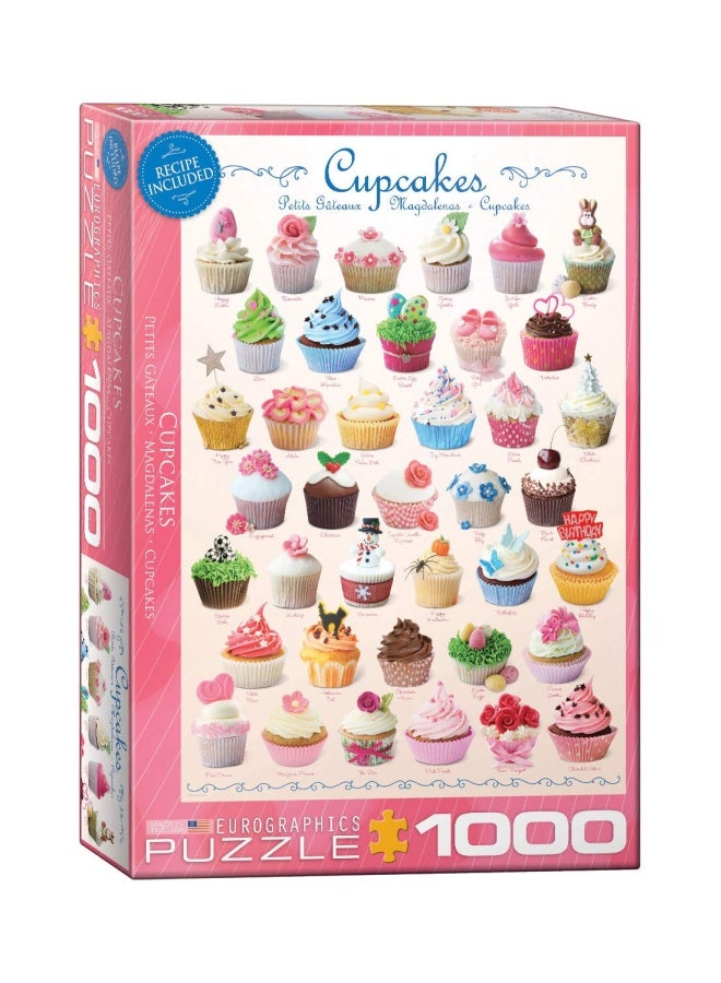 eurographics 1000-Piece Cupcakes Jigsaw Puzzle 6000-0409 - Image 1