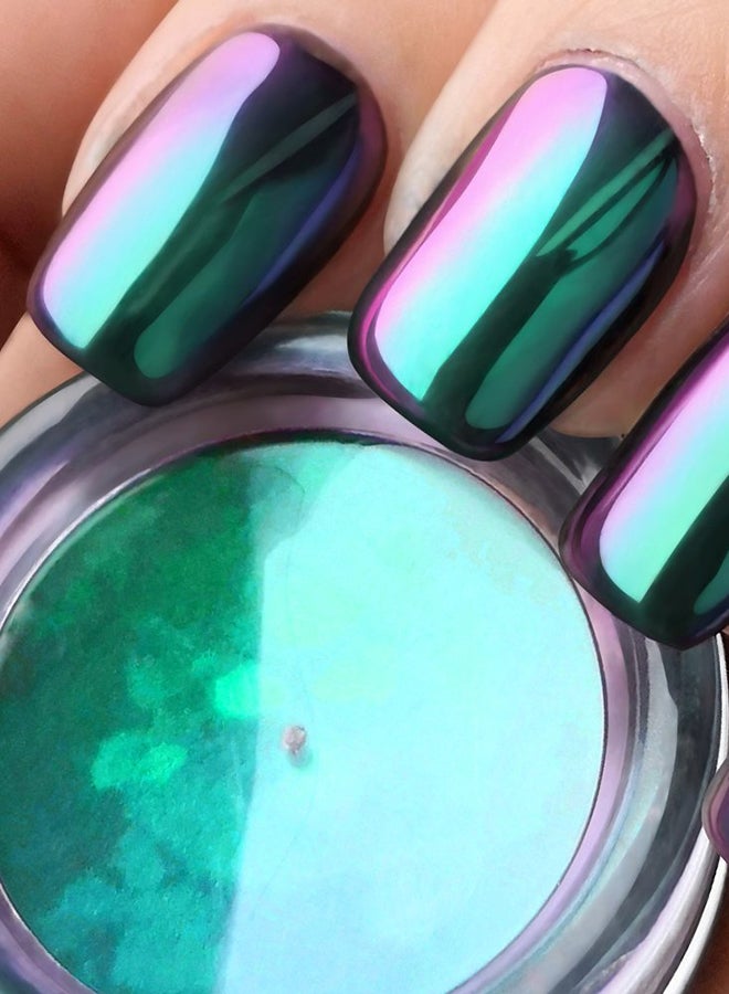 بريتي ديفا بودرة أظافر أوبال كروم متعدد الألوان - Image 1