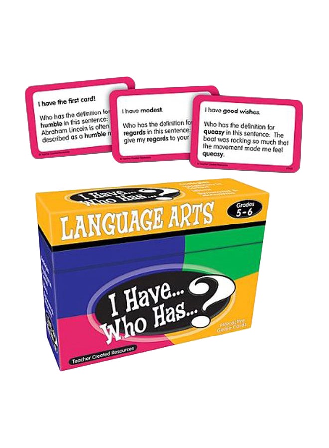 I Have… Who Has…? Language Arts Card 7832