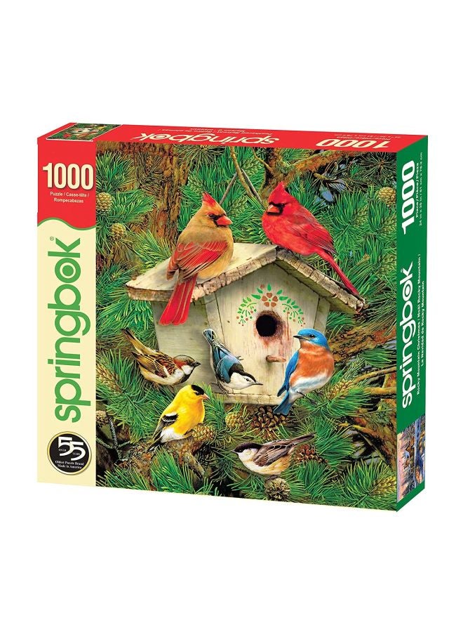 مجموعة أحجية تركيب الصور تمثل مخبأ الطيور المكسوة بالريش من 1000 قطعة طراز ‎33-10634