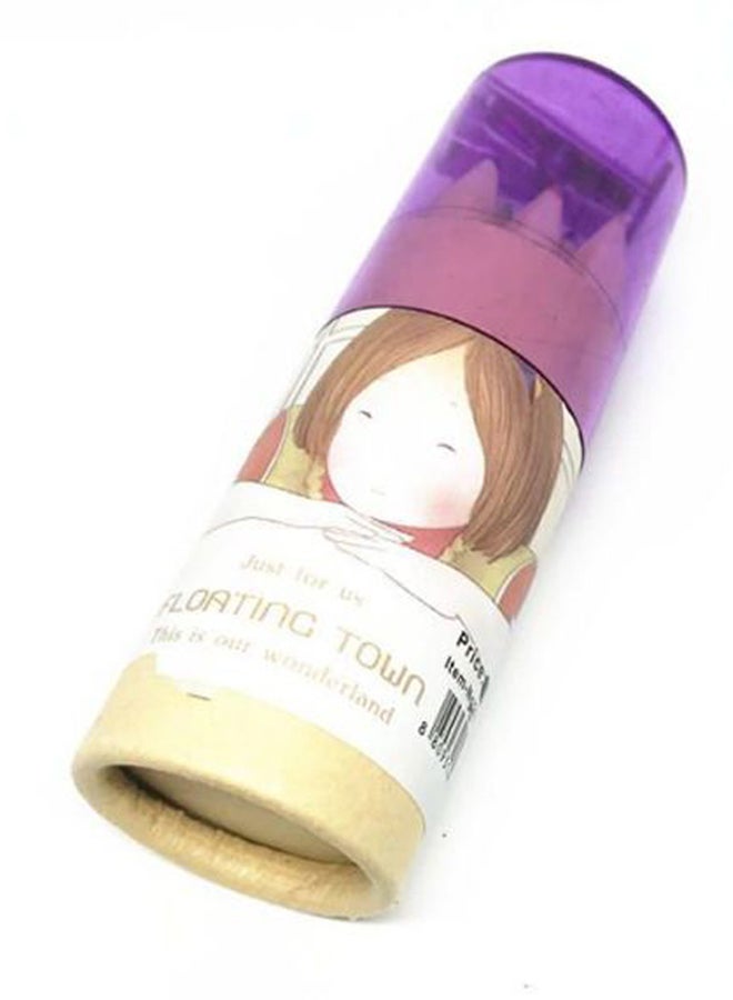 12-Piece Wood Colour Pencil Set With Cylindrical Box Multicolour - Image 2