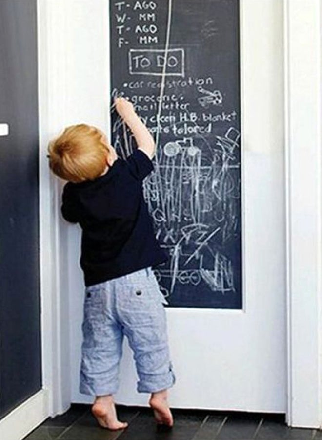 Removable Wall Sticker Chalkboard Black - Image 3