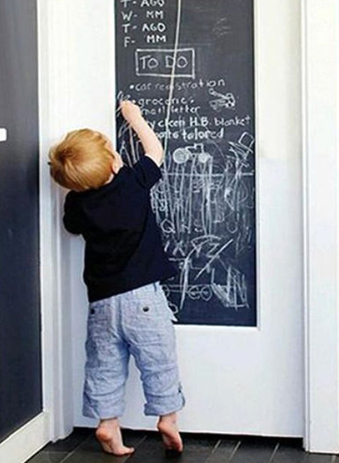 Generic Removable Wall Sticker Chalkboard Black  - Image 3