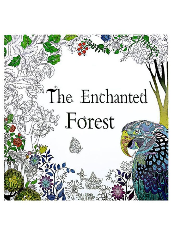 24-Pages Enchanted Forest Colouring Book Multicolour