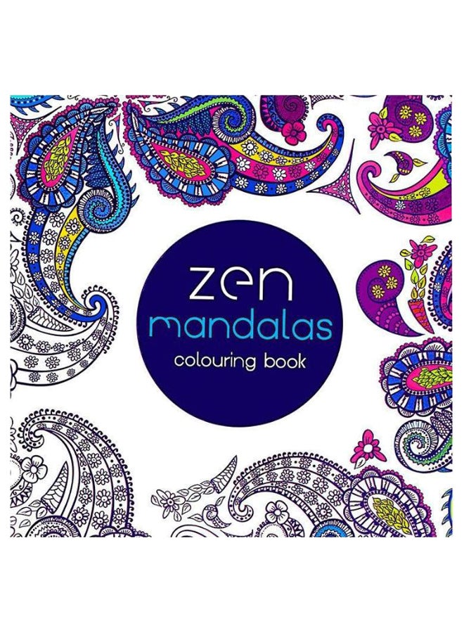 24-Pages Zen Mandalas Colouring Book Multicolour - Image 1