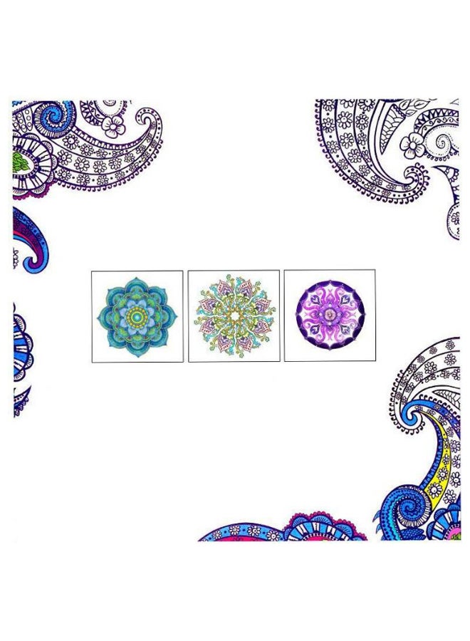 24-Pages Zen Mandalas Colouring Book Multicolour - Image 2