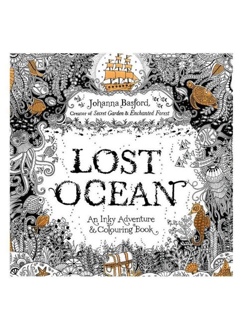 24-Pages Lost Ocean Colouring Book Multicolour