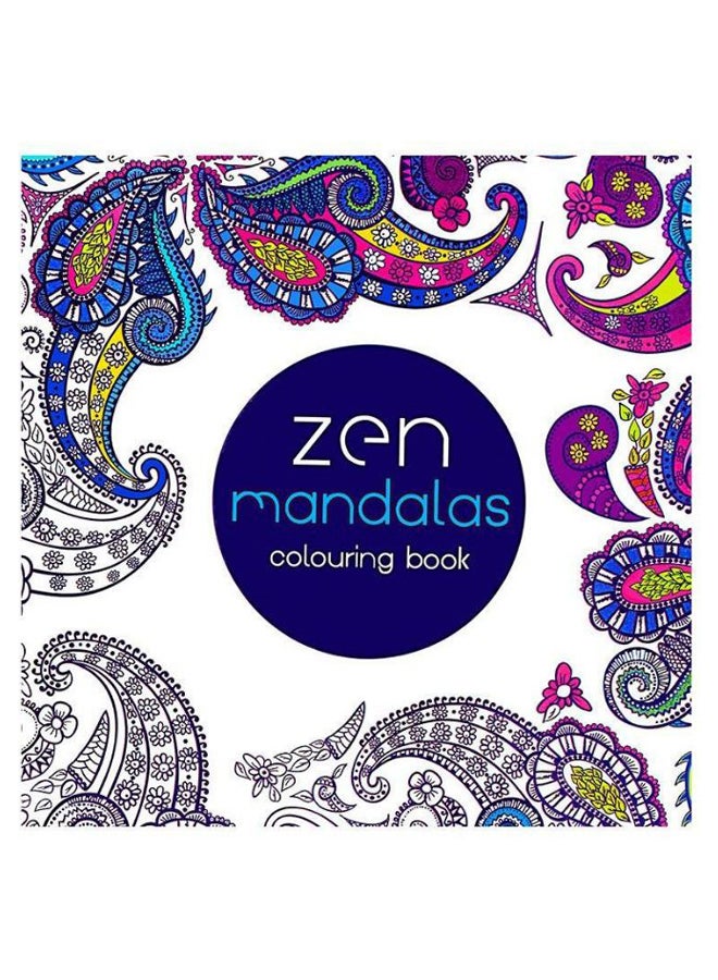 24-Pages Zen Mandalas Colouring Book Multicolour - Image 1
