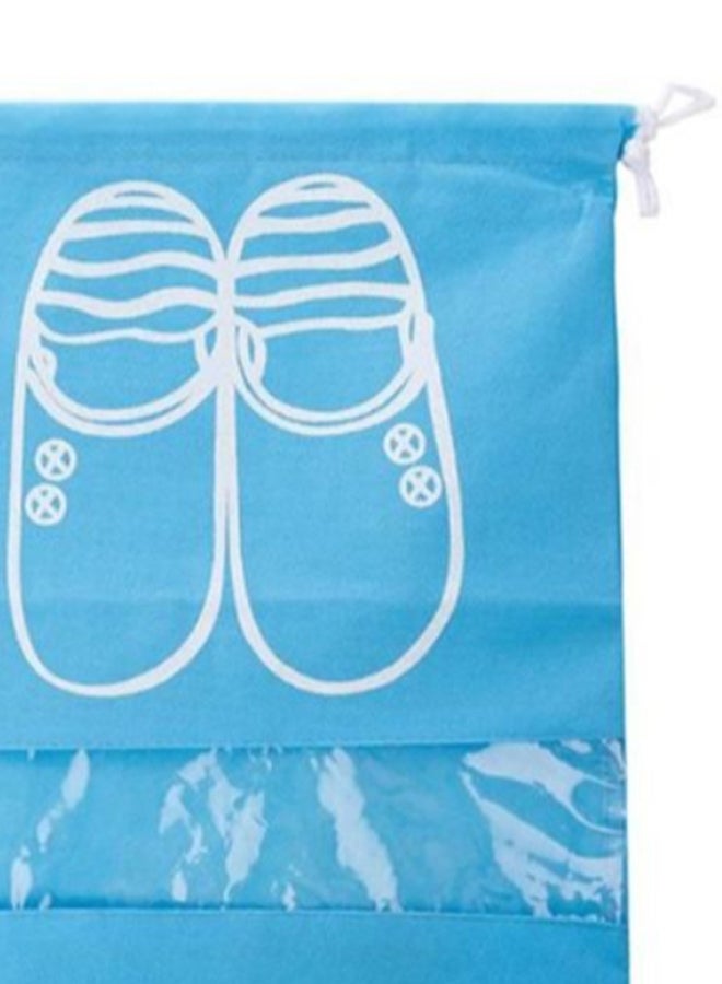 Travel Shoe Bag Blue/White - Image 3