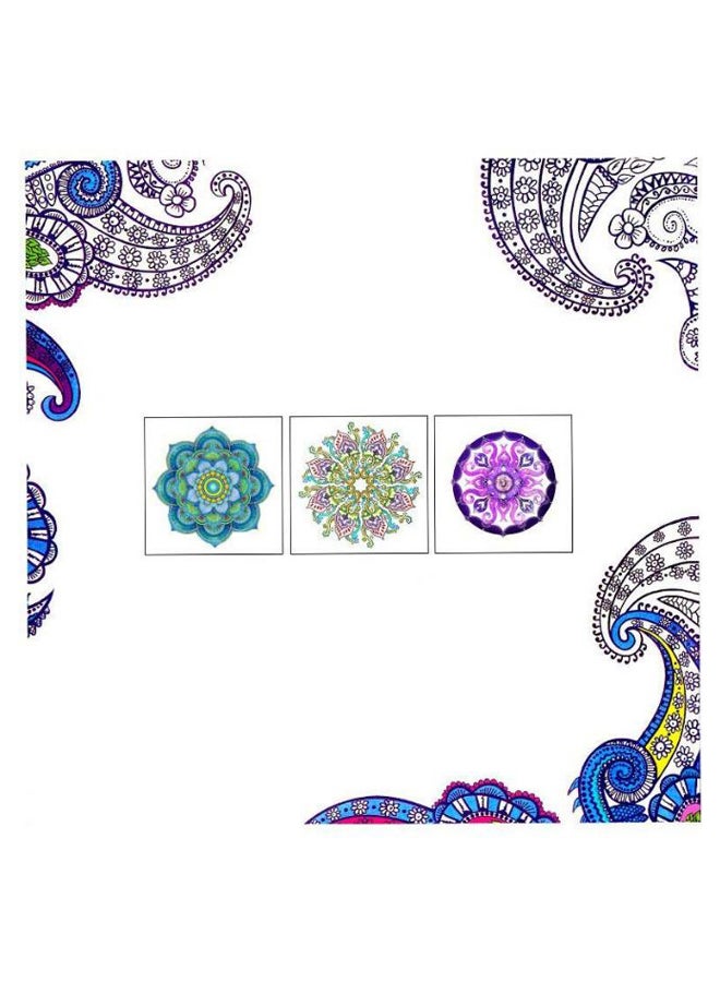 24-Pages Zen Mandalas Colouring Book Multicolour - Image 2