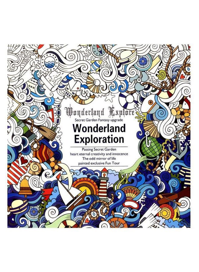 Secret Garden - 24-Pages Wonderland Exploration Colouring Book Multicolour - Image 1
