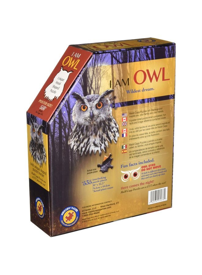 Madd Capp 550-Piece I Am Owl Puzzle 883013 - Image 3