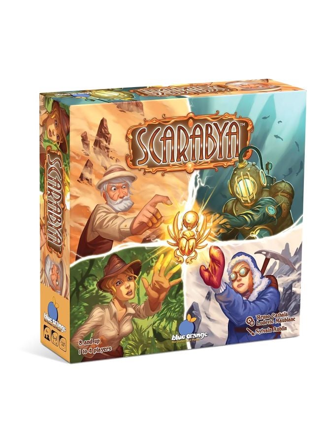 بلو أورانج لعبة سكارابيا اللوحية الاستيراتيجية طراز 7100 - Image 2