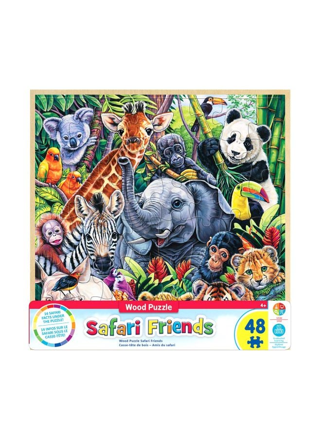 MasterPieces 48-Piece Safari Friends Jigsaw Puzzle 11554 - Image 2