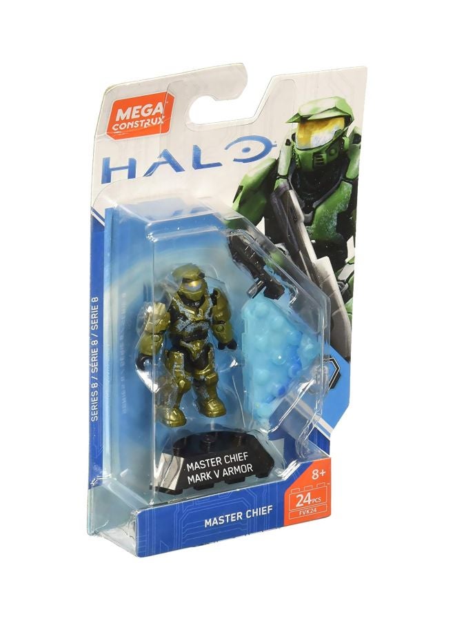 MEGA CONSTRUX FVK24 24-Piece Halo Heroes CE Master Chief Building Set FVK24 24 8+ Years - Image 3