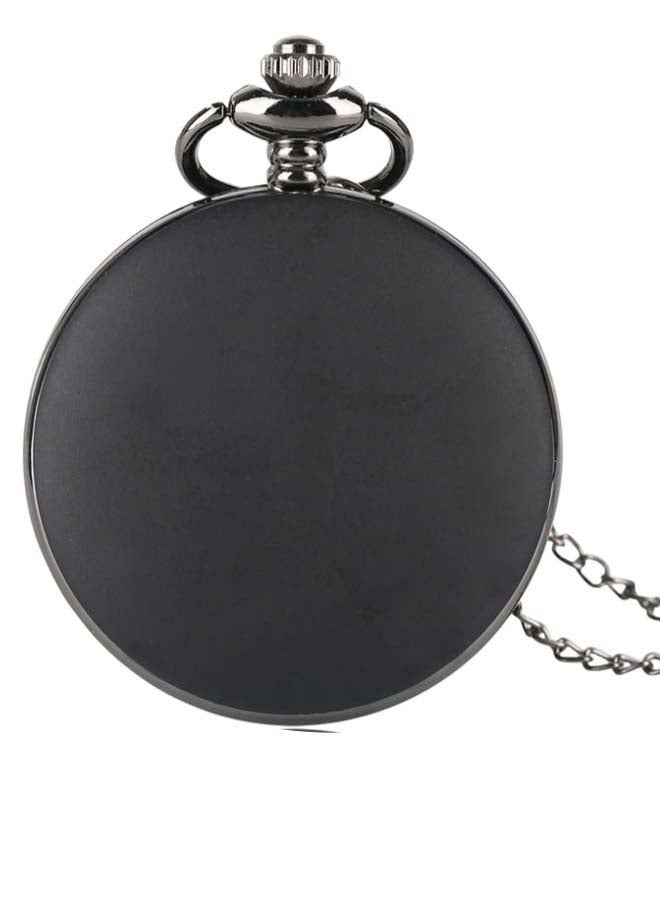 ساعة جيب بعقارب من خليط معدني مزينة بشعار باتمان بتصميم كلاسيكي طراز WD129.x3 unisex - Image 4